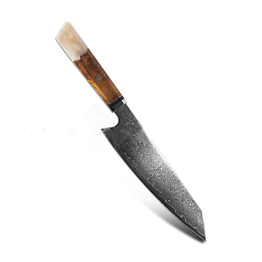 Chef's Knife For Japanese Cuisine In Damascus