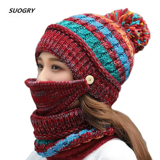 WINTER MASK HAT SCARF