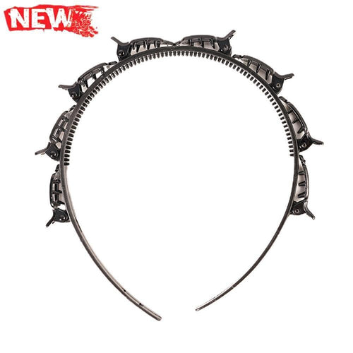 WOMEN DOUBLE BANGS CLIP HAIR BAND